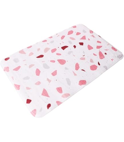 Set Accessori Bagno 6 Pezzi Bianco - Motivo Terrazzo Per Arredamento - Foto 7