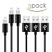 Produktbild Micro USB Ladekabel 1M 2M für Samsung Galaxy A6 S7 S6 S5 S4 Edge Plus Mini NEO,Grand Prime,Note 5 4 3,J3 J5 J7 J6 J8 2015 2016 2017 2018,tab 3,2.4A Quick Charge,Nylon Schnell kabel Datenkabel 3 Pack