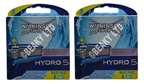 Wilkinson Sword Hydro 5 Razor Blade Value Pack (2 x 8 Pack)