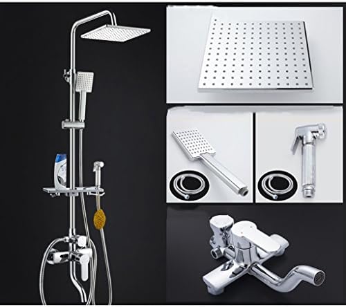 Ali@ Shower shower set full copper four stalls faucet bathroom pressurized women wash gun ( Color : B )