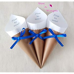 50 Einheiten Kegel für die Hochzeit Reis. Wedding Kegel