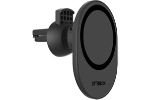 OtterBox MagSafe-mobilhållare för ventilationsgaller, Svart | Magnetisk och med MagSafe, enkel att justera och säker design