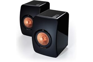 KEF Ls50 altavoces de estantería negros pareja