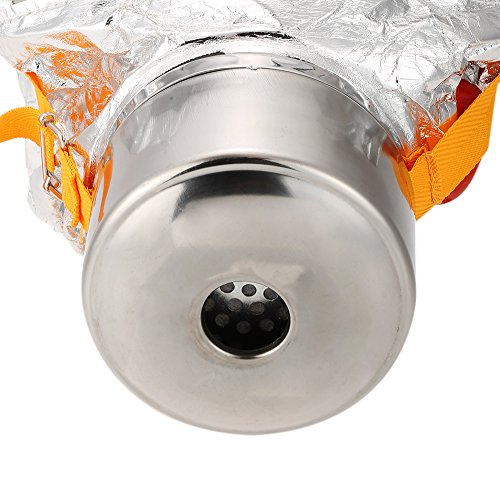 KKmoon Feuer-Maske Notausstieg Maske Sauerstoffmaske Rauch Gasmaske selbst-lebensrettenden Atemschutzmaske für Home Hotel Shop Markt - 7