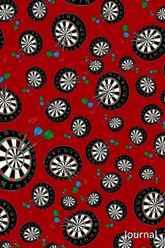Preisvergleich Produktbild Journal: Red dartboard notebook