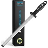 Knife Sharpener - 31cm Diamond for Sharpening Knife - Knife Sharpener - Oval Diamond Chaira