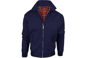 LE11-Harrington Jacket Men's Classic Retro scooter 1970's vintage bomber mod coat top