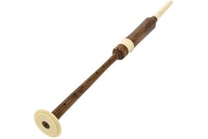 SHYNE KILTS U.K Rose en bois Cornemuse Écossais Practice Chanter avec 2 Anches en bois Disponible en 2 couleurs CREAM/BROWN