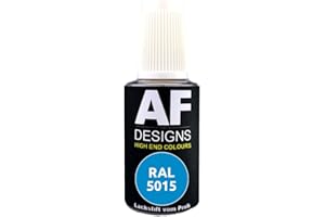 Alex Flittner Designs Lackstift RAL 5015 HIMMELBLAU glänzend 20ml Reparaturstift Acryl Retuschierlack Reparaturlack Holz Metall Möbel Bad