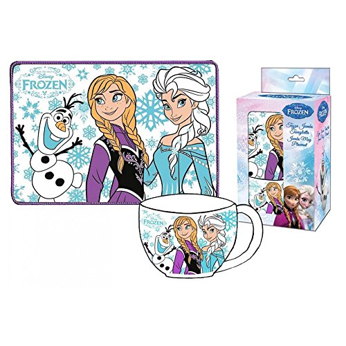 Preisvergleich Produktbild Set-frühstück (jumbo-tasse 10x8 cm tischset 45x33 cm) - Frozen