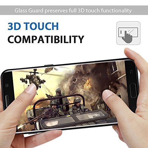 Galaxy S7 Displayschutz, Samione 3D Full Coverage Screen Protector Galaxy S7 Displayschutz Schutzfolie Panzerglas Tempered Glass Hartglas für Samsung Galaxy S7 – Transparente(1 Pack) - 2