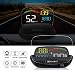Produktbild Head Up Display, Auto HUD GPS+OBD2 mit Digital Projektionsanzeige,LCD Tachometer Geschwindigkeit Kilometerstand Spannung Kraftstoffverbrauch Wassertemperatur Zeit Höhe Überdrehzahlalarm für allen Auto