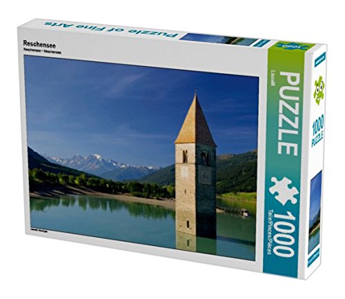 Preisvergleich Produktbild Reschensee 1000 Teile Puzzle quer (CALVENDO Orte)