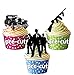 Produktbild vorgeschnittenen Mob Gangster 1920 1930 – Essbare Cupcake Topper/Kuchen Dekorationen (12 Stück)