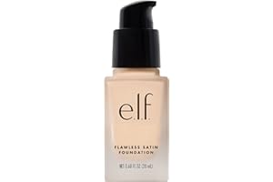 e.l.f. Flawless Finish Foundation, Lightweight & Medium Coverage, Semi-Matte Finish, Vegan & Cruelty-Free, Snow, 20ml