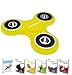 Price comparison product image tritechnox™ - Tri Fidget Hand Spinner Toy,Stress Reducer Ultra Durable High Speed Ceramic Bearing Fidget Finger (yellow black)