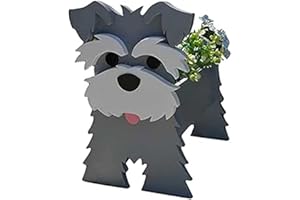 EIMOPE Dog Planter Pot, Animal Shaped Flower Planter Plant Pots, Cartoon Pet Dog Planter Flower Pot, Plant Pots Container Holder for Outdoor Indoor Garden Flower Cactus Air Plants