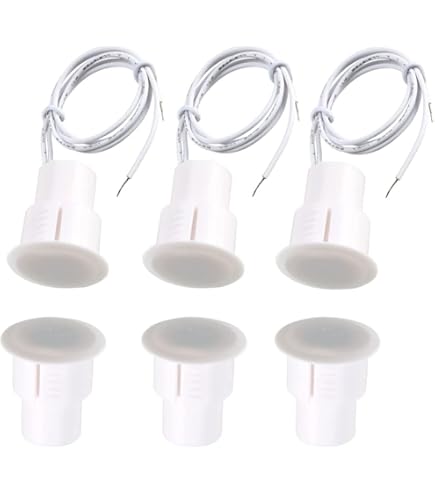 Interruttore Magnetico Bianco NO/NC - Sensore Porta Finestra Per Allarme - Foto 9