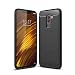 Produktbild LAGUI Xiaomi Pocophone F1 Hülle, Ultradünne Elegantes Design Stil Handyhülle, Weiche Silikon Schutzhülle, Flexibles TPU Anti-Scratch Schale, Perfekten Schutz Fall für Xiaomi Pocophone F1. schwarz