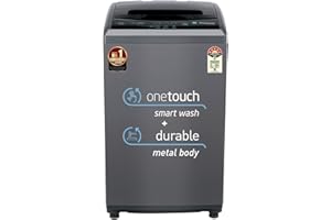 Panasonic 6 Kg 5 Star Fully-Automatic Top Load Washing Machine ( NA-F60LF1HRB, Grey, Durable Metal Body, 8 Wash Program, Aqua