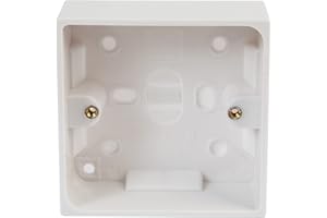 PRO-ELEC PRO ELEC PELB1495 - Scatola a 1 modulo, montaggio superficiale, 32 mm, colore: Bianco