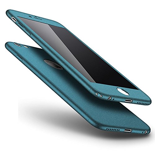 Hülle Kompatibel mit iPhone 6S Plus 5.5 HandyHülle Vollschutz 360 Grad Komplett Schutz Rundumschutz-Schale Full Body Case Dünn Hartschale Beidseitiger Vorder und Rückseiten Schutzhülle Tasche,Grün Hülle Kompatibel mit iPhone 6S Plus 5.5 HandyHülle Vollschutz 360 Grad Komplett Schutz Rundumschutz-Schale Full Body Case Dünn Hartschale Beidseitiger Vorder und Rückseiten Schutzhülle Tasche,Grün