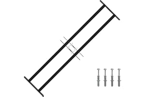 vidaXL Fönster Säkerhetsgrill 115 x 30 cm Galvaniserat stål