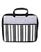 Produktbild Modisch Gedruckt Baumwolle Laptop tasche Schwarz Gestreift Von Rajrang