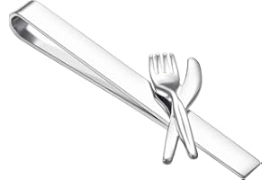 Asienice Skinny Tie Clip for Mens Silver Tie Bars Tie Accessories Suitable for Formal Business Occasions