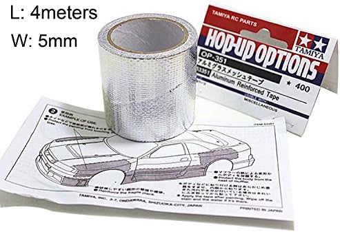 Yiguo 4Mx 50mm Aluminum Reinforced Tape to Protect for 1/10 RC Touring Drift Car Body