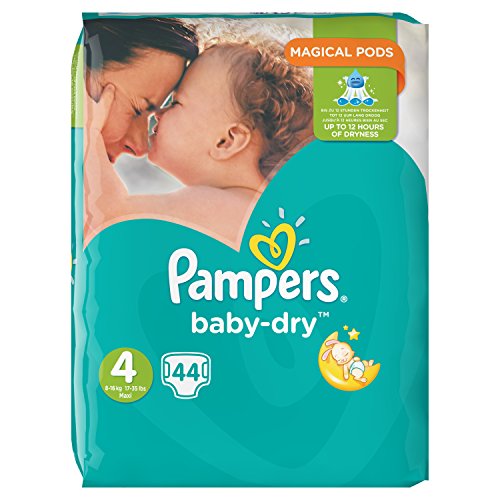 Pampers Baby-Dry Nappies Size 4 -16 kg 44 Pieces