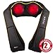 Produktbild Nexfit Massagegerät Nacken Schulter Rücken Shiatsu Nackenmassagegerät mit Wärmefunktion Nackenkissen Rückenmassagegerät mit Heizfunktion 3 einstellbaren Geschwindigkeiten zur Muskelschmerzlinderung