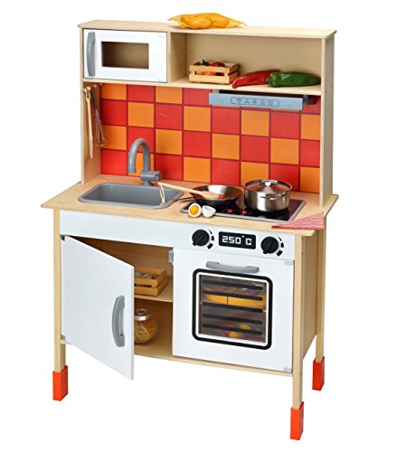 Preisvergleich Produktbild BELUGA Spielwaren 4002827202250 Spielküche aus Holz, Höhe 100 cm, GH