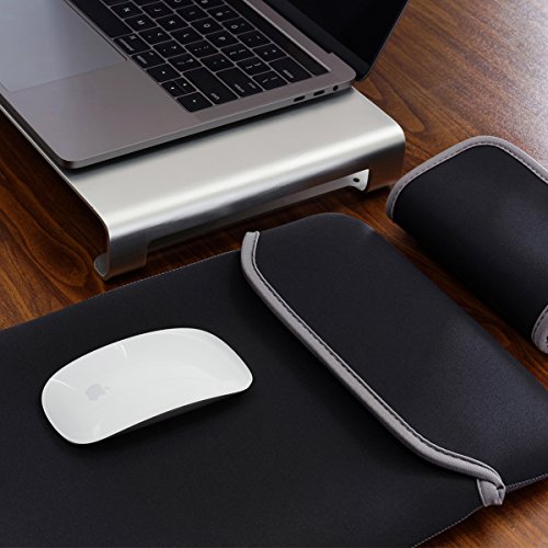 LENTION Wasserdicht Neopren Laptop Hülle für Notebook Computer 13.3 Zoll, iPad Pro 12.9, MacBook Air 13”, MacBook Pro 13”, mit einem kleinen Aufbewahrungsfach (Dunkelgrau) - 6