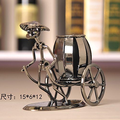 Lotefong Creative Home Decor Decoration Pen Home Furnishing Office Room Bibelot European Tv Cabinet Crafts,A080102- Rickshaws