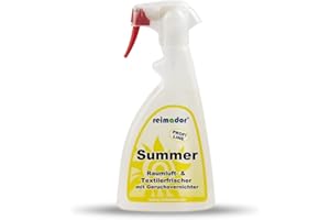 ‎REIMADOR Luft- und Textilerfrischer | reimair "Summer" | mit Geruchsvernichter | 500 ml | Geruchsabsorber gegen unangenehme Gerüche
