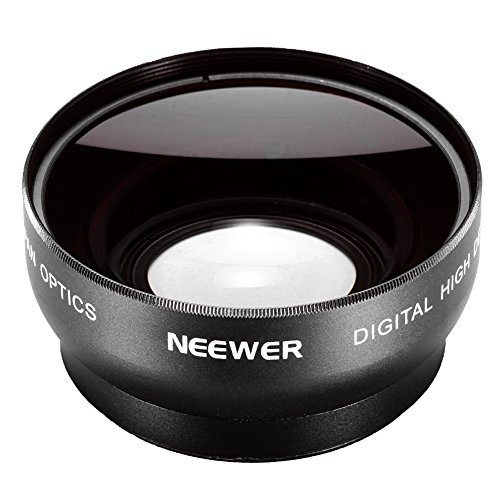 Neewer 52MM 0.45X Lente Gran Angular de Alta Definición con Macro para Nikon D5200/D5300/D5000/D5100/D3300/D3200 D3000/D7100/D7000/DSLR Cámaras