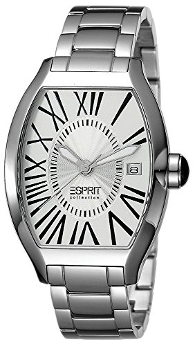 Esprit Collection Herren-Armbanduhr Hestia Pure Silver Analog Quarz Edelstahl