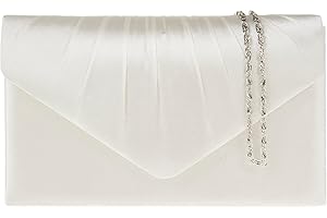 fi9® LADIES SATIN PARTY PROM BRIDAL EVENING CLUTCH HAND BAG PURSE HANDBAG