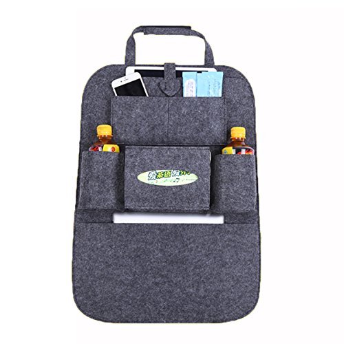 2 Pcs Fristee Rückseite Sitz Auto Organizer für Kinder mit Tablet Halterung mit Kick Matte und Sitz cover-double - 2