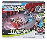 beyblade shogun steel Lánzate a la batalla con un sistema de doble riel que intensifica las batallas con la tecnología beyblade burst slingshock
