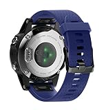 Yallylunn Replacement Silicagel Quick Install Band Strap BüRoangestellter SchüLerin Wild GeschäFtsreise PersöNlichkeit for Garmin Fenix 5S GPS Watch