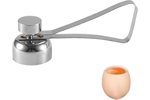 WLVINSON Coupe-œufs en acier inoxydable, ouvre-œufs pour œufs crus et cuits, ouvre-coquille d'œuf, ouvre-coquille d'œuf, éplucheur d'œufs, ouvre-coquille d'œufs, coupe-œufs, vainqueur du test