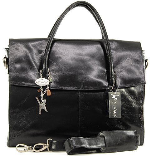   bergro  e Laptoptasche Helena von Catwalk Collection  Shcwarz  Gr  B  42 H  31 5 T  13 cm