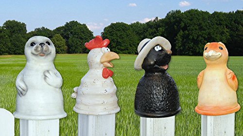 Zaunhocker, Zaun, Deko, Tier, Zaungucker, Zaungast, Zaunvogel, Zaundeko Maulwurf - 3