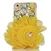 Produktbild Spritech (TM) 3D handgemachte Mode Frauen Ipod Touch 6 Fall Luxuxdiamantentwurfs-Bling Gelb Big Strass Blumendekor freie harte Caver iPod Touch 6