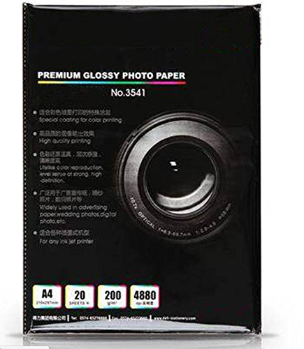 Preisvergleich Produktbild BaBaSM Tragbar Packung mit 50 Usefu A4l Fotopapier glänzend (Weiß)