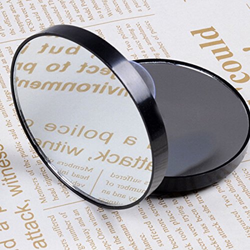 Charminer Magnifier 2pcs Manicare Magnifying Suction Make Up Tweezer Close Up Mirror 10x Magnification