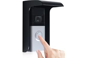 DGYEZHAO Timbre de puerta con vídeo para exteriores, cubierta para puerta, protección contra la intemperie, adecuado para anillo, enchufe, cerradura de puerta