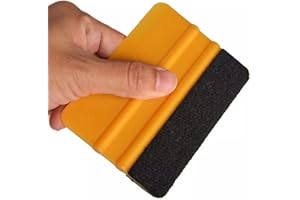 AS ADESIVI SICUREZZA StickersLab - Spatola con Feltro per Wrapping e pellicole adesive PA-1-1EA Oro